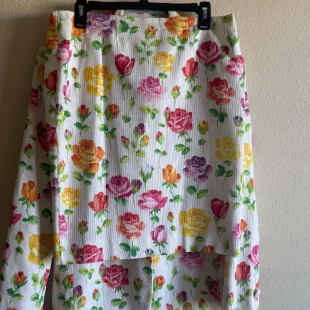 Vintage Christian Dior Easter Floral Print Blazer/skirt - Picture 5 of 8